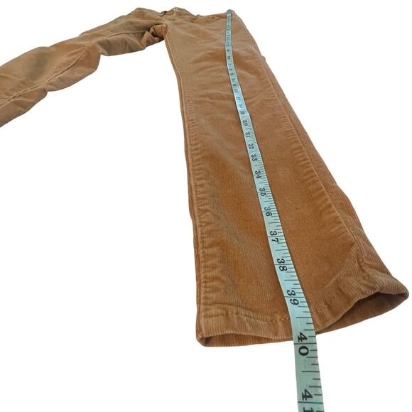 Levi's 721 Corduroy High Rise Button Fly Skinny Ice Coffee Brown Jeans Waist 26 - Picture 10 of 10